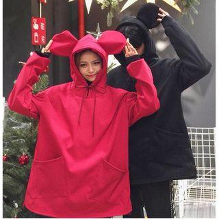 Couple Matching Ear-accent Hoodie