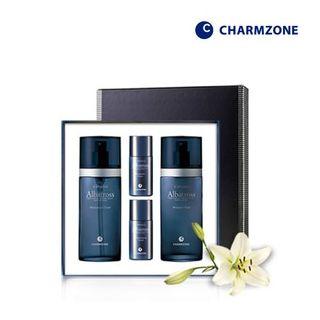 Charm Zone - Topnews Albatross Set: Aftershave Toner 130ml + 25ml + Moisture Fluid 130ml + 25ml 4pcs