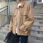 Ripped Button Jacket
