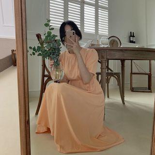 Monotone Long Empire Dress