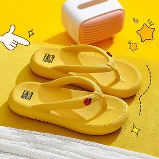 Platform Ladybug Flip-flops