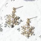 Snow Flake Earring Clip-on Earring