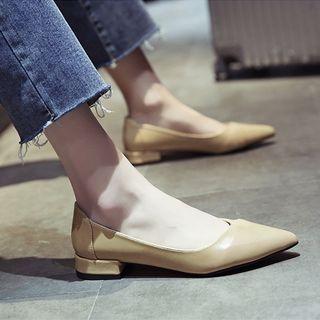 Pointy Toe Low Heel Pumps