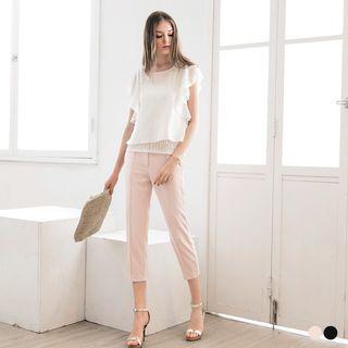 Front-seam Capri Pants