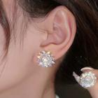 Sun Rhinestone Alloy Earring 1 Pair - Gold - One Size