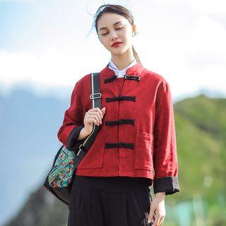 Knot Buttoned Jacket