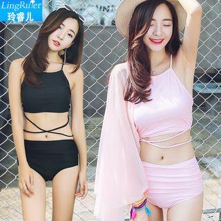 Set: Strappy Tankini + Cover-up