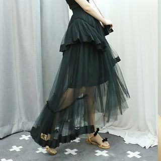 Long Tulle Skirt