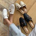 Belted Loafer Mules