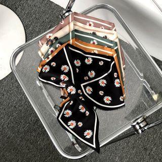 Daisy Satin Narrow Scarf
