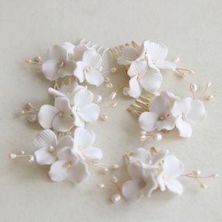 Floral Hair Piece / Earring