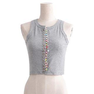 Pin Detail Tank Top