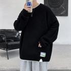 Lettering Tag Sweater