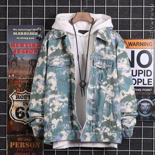 Couple Matching Camo Denim Jacket