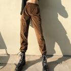 Corduroy Ankle Banded Pants