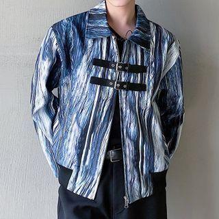 Printed Buckled Jacket