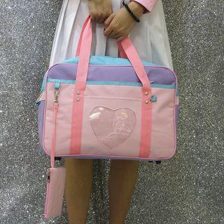 Color Block Carryall Bag