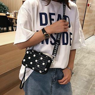 Dotted Pvc Crossbody Bag