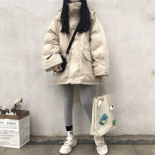 Padded Zip Jacket 48 - White - One Size