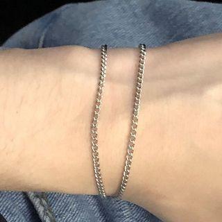 Stainless Steel Layered Bracelet As Shown In Figure - One Size