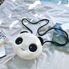 Panda Furry Crossbody Bag White - One Size