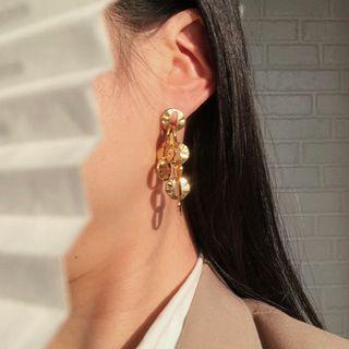 Chunky Chain Alloy Fringed Earring