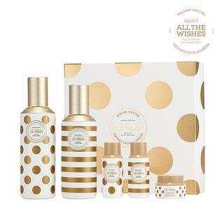 The Face Shop - Holiday The Therapy Anti-aging Set: Essential Tonic Treatment 150ml + Essential Formula Emulsion 130ml 2pcs