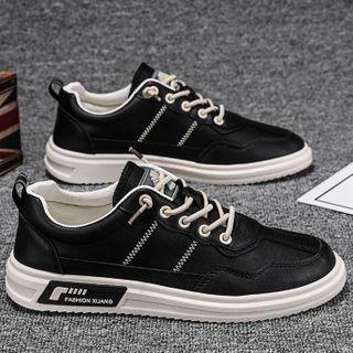 Embroidered Trim Sneakers