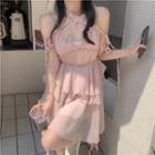 Asymmetrical Ruffled Dress (various Designs)