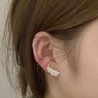 Feather Stud Earring Gold - One Size