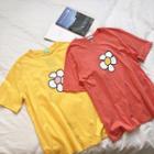 Short-sleeve Flora Printed T-shirt