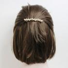 Faux-pearl Hair-clip As Shown In Figure - One Size
