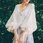 Lace Lantern-sleeve Jacket