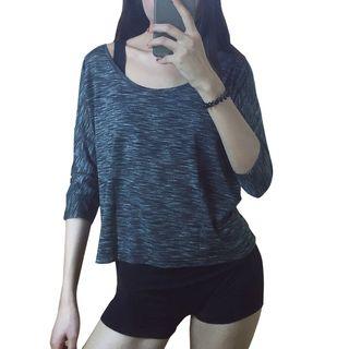 3/4-sleeve Quick Dry Top