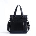Faux-leather Zip Tote