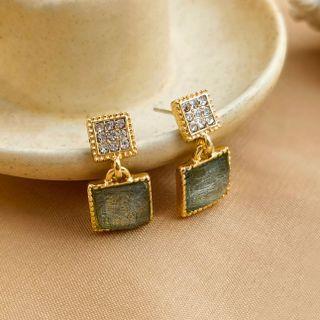 Sterling Silver Embellished Ear Stud / Clip-on Earring