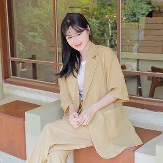 Elbow-sleeve Formal Blazer