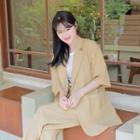 Elbow-sleeve Formal Blazer