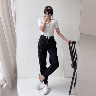 Paint Splatter Jogger Pants