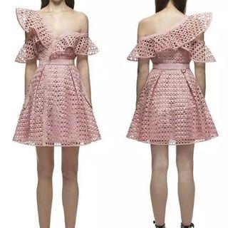 One Shoulder Mini A-line Dress