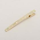 Marble Long Hair Clip Ivory - One Size