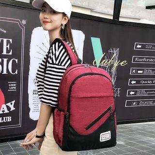 Couple Matching Set: Canvas Backpack + Crossbody Bag + Pouch