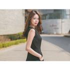 Sleeveless Plain Jumpsuit