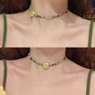 Acrylic Smiley Choker As Shown In Figure - One Size