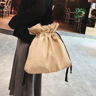 Canvas Drawstring Shoulder Bag