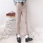 Drawstring Seam Front Pants