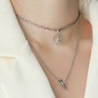 Screw 925 Sterling Silver Necklace Silver - One Size