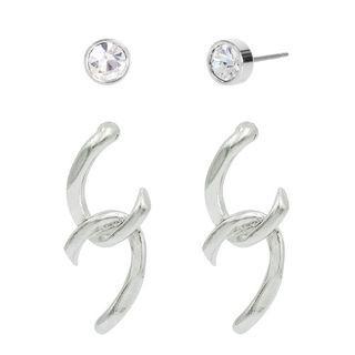 Swarovski Earring Set (silver) One Size