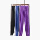 Colorblock Pleated Jogger Pants