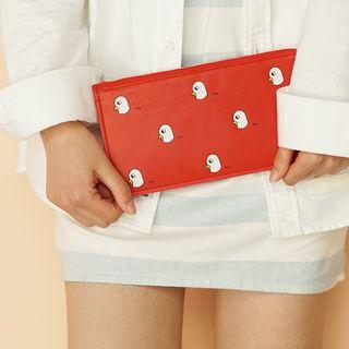 Printed Zip Long Wallet